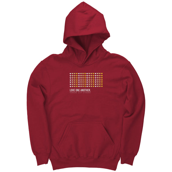 KC Strong Love One Another Kids Hoodie