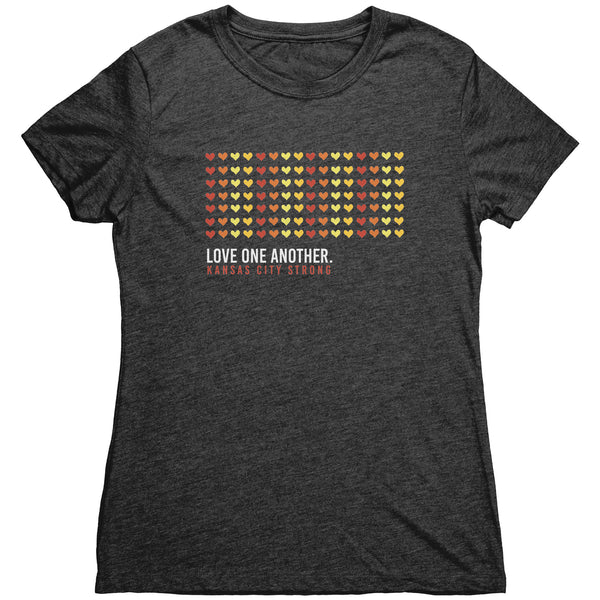 Women's KC Strong Love One Another Triblend