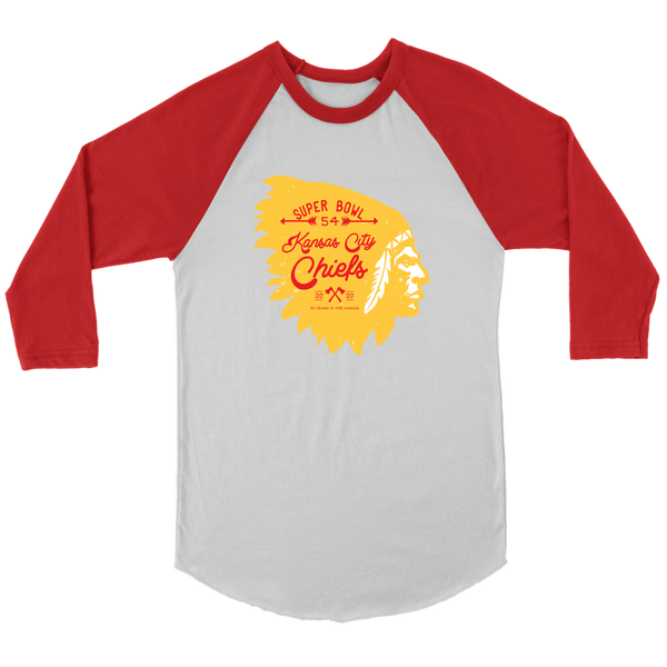 KC Tribe Unisex 3/4 Raglan