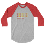 KC Strong Love One Another 3/4 sleeve raglan shirt Unisex