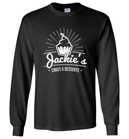 Gildan Long Sleeve Unisex T-shirt White Logo