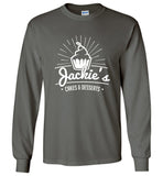 Gildan Long Sleeve Unisex T-shirt White Logo