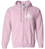 Gildan Zip Hoodie - White Logo