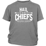 Hail to the Chiefs Youth Shirt - White Lettering