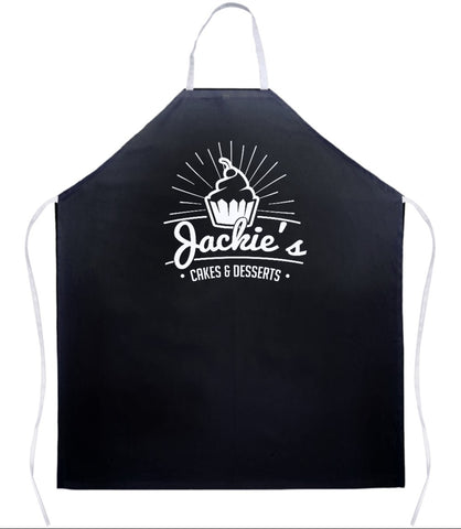 Jackie's Desserts Apron (logo smaller)