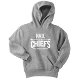Hail to the Chiefs Adult and Youth Hoodie - White Lettering