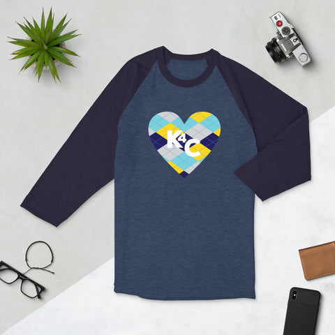 K4C 3/4 sleeve raglan shirt