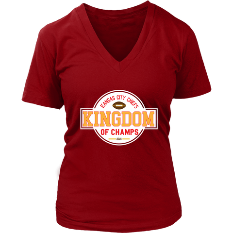 Kingdom of Champs Womens V-Neck Shirt