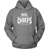 Hail to the Chiefs Adult and Youth Hoodie - White Lettering