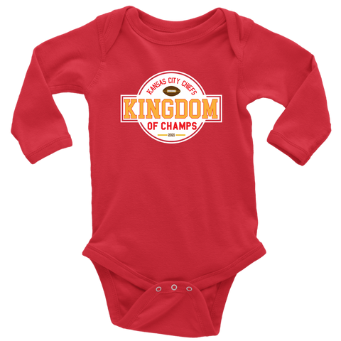 Kingdom of Champs Long Sleeve Baby Bodysuit