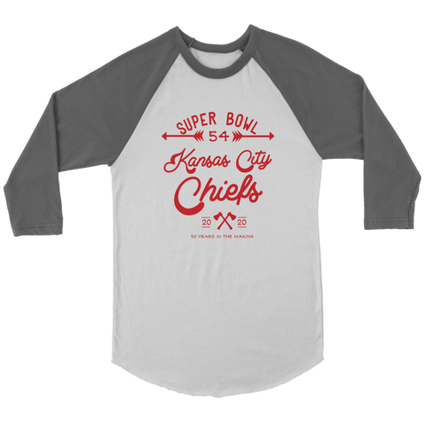 KC Tribe Original Unisex 3/4 Raglan