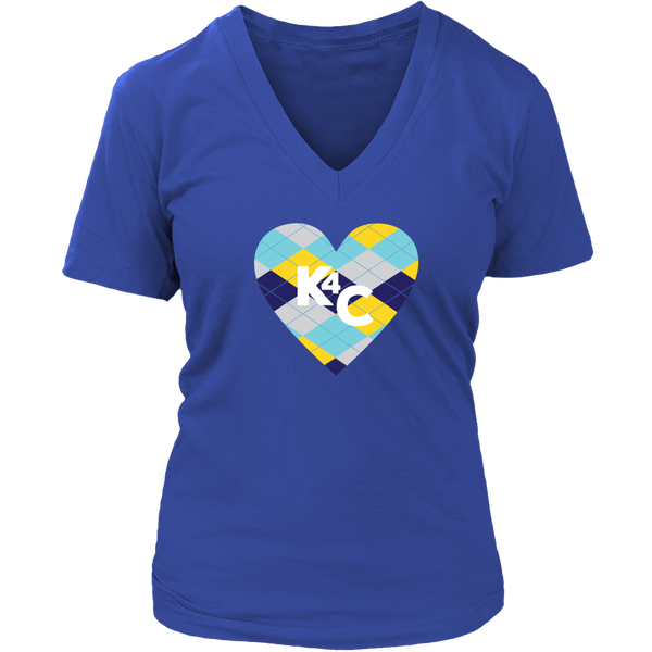 K4C Women's V-Neck